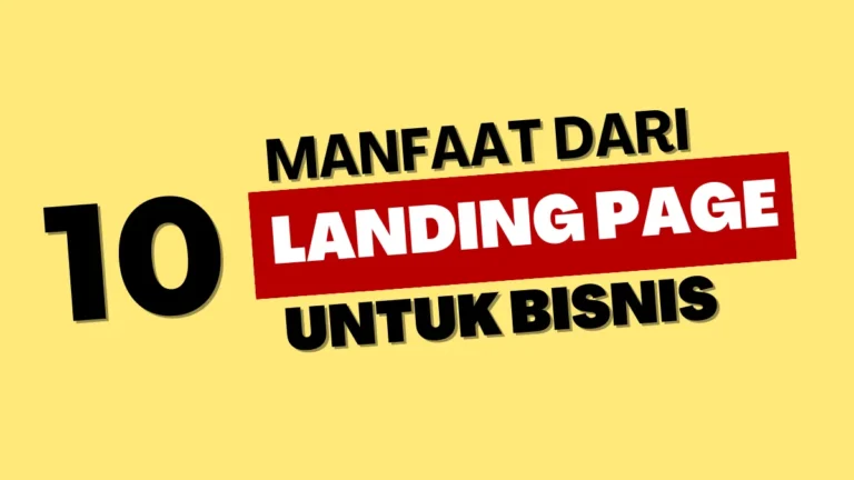 landing page untuk bisnis